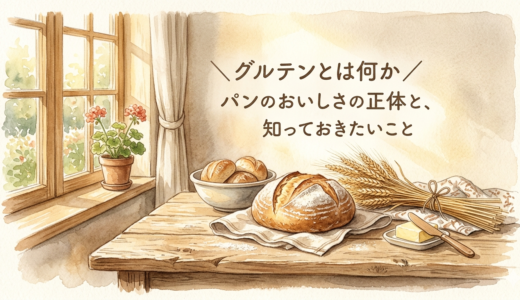 グルテンとは何か——パンのおいしさの正体と、知っておきたいこと