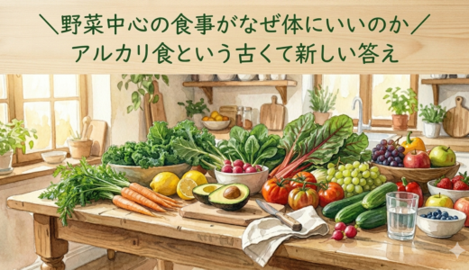 野菜中心の食事がなぜ体にいいのか——アルカリ食という古くて新しい答え