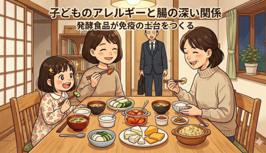 子どものアレルギーと腸の深い関係——発酵食品が免疫の土台をつくる