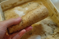 ぬか床へ入れる