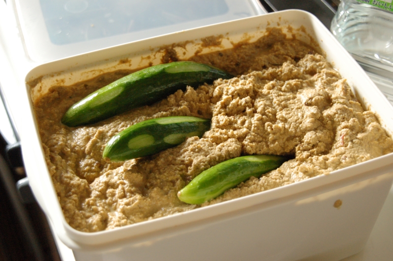 きゅうりのぬか漬け