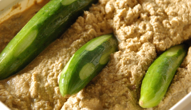 きゅうりのぬか漬け