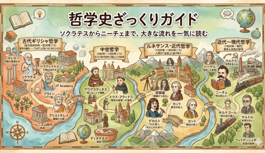 哲学史ざっくりガイド——ソクラテスからニーチェまで、大きな流れを一気に読む