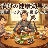 ぬか漬けの健康効果と栄養の秘密／乳酸菌・ビタミン・腸活への効能