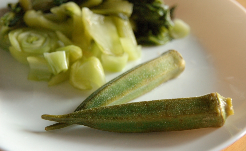 オクラのぬか漬け