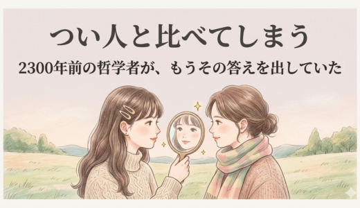 つい人と比べてしまう——2300年前の哲学者が、もうその答えを出していた