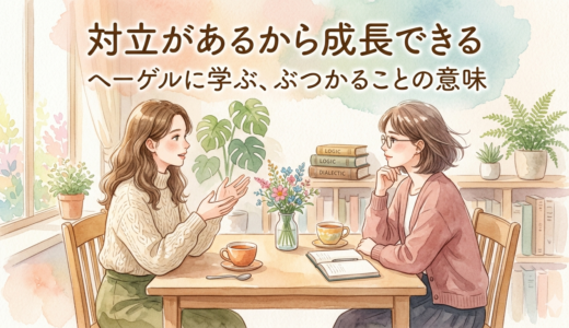 対立があるから成長できる——ヘーゲルに学ぶ、ぶつかることの意味