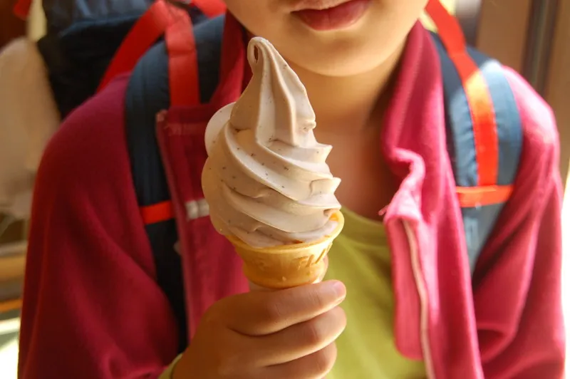 花豆ソフトクリーム