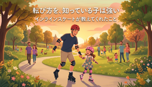 転び方を、知っている子は強い。——インラインスケートが父と娘に教えてくれたこと