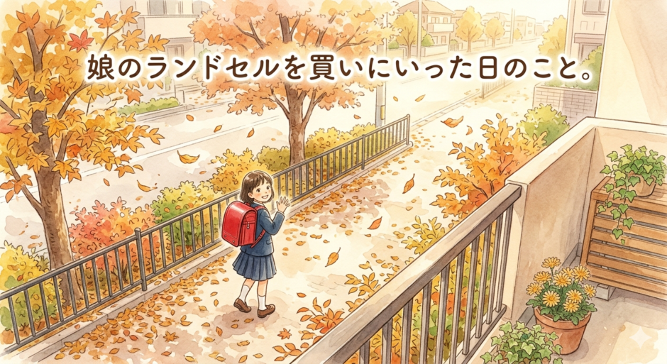 ランドセルを背負った女の子