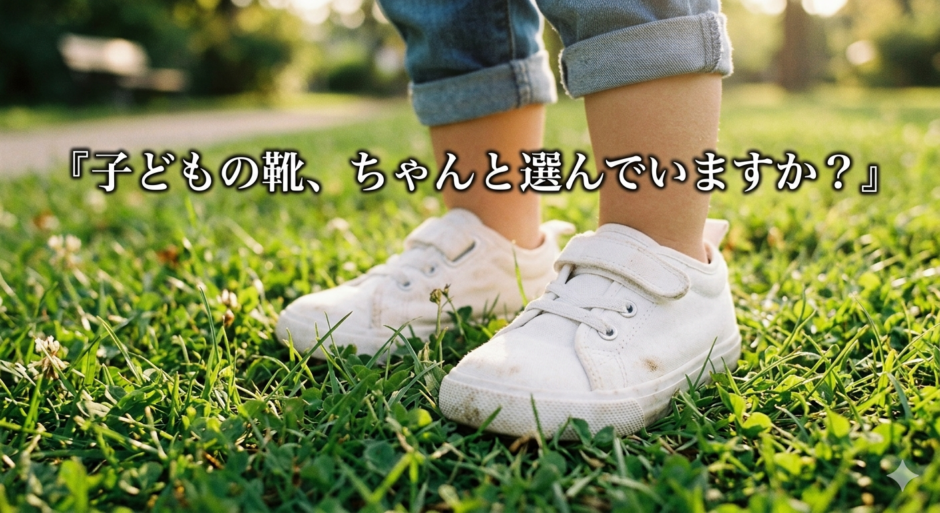 子どもの足と靴