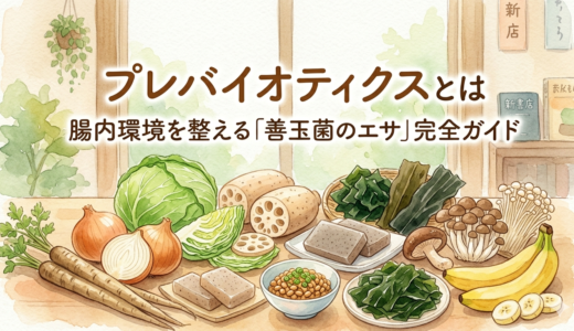 プレバイオティクスとは——腸内環境を整える「善玉菌のエサ」完全ガイド