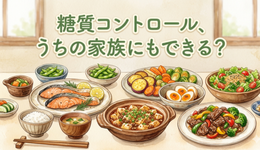 糖質コントロール、うちの家族にもできる？