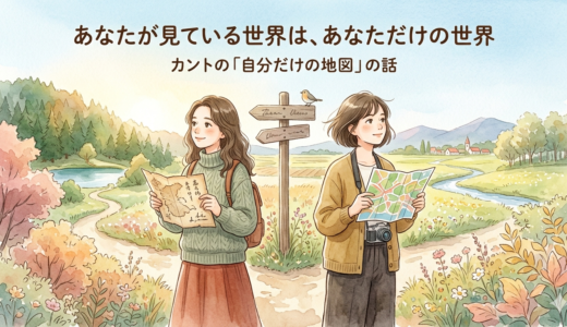 あなたが見ている世界は、あなただけの世界——カントの「自分だけの地図」の話