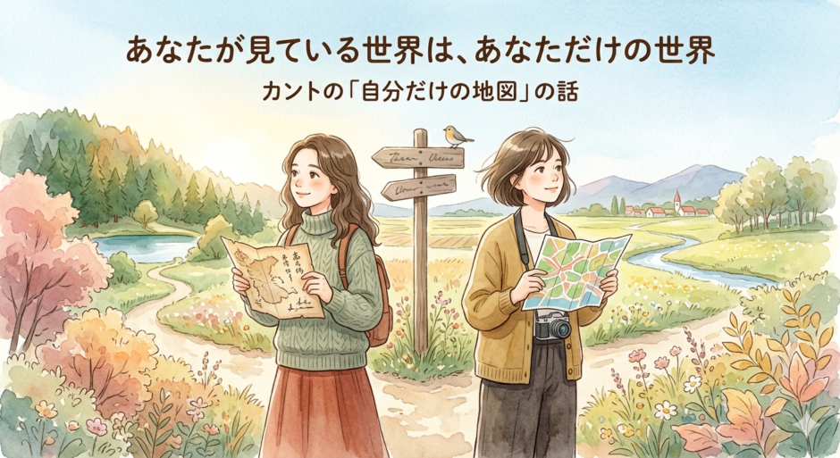 交差点で地図を持った二人の女性